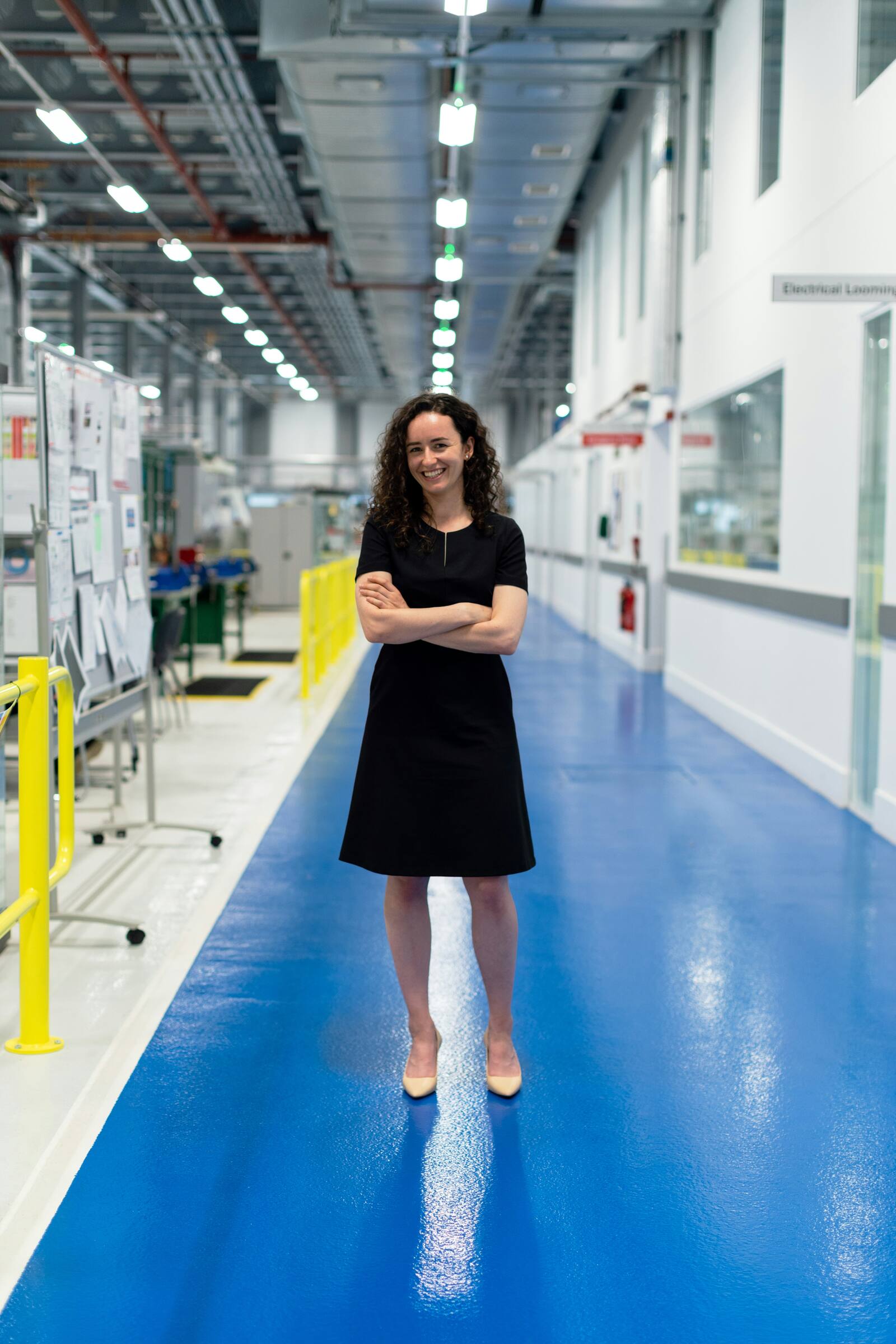 Professional woman in modern laboratory facility