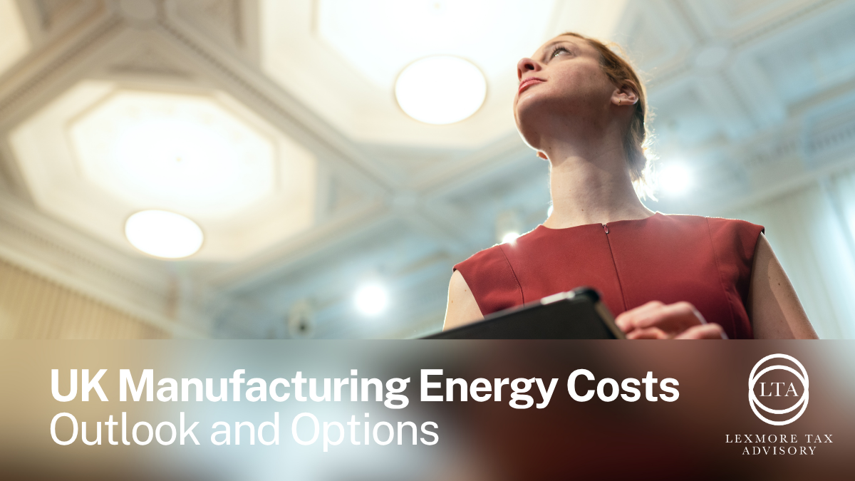 Uk Manufacturing Energy costs